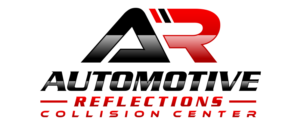 automotive reflections white logo