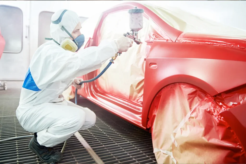 collision repair painter